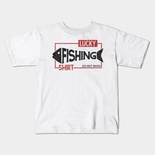 Lucky Fishing Shirt do not wash Kids T-Shirt